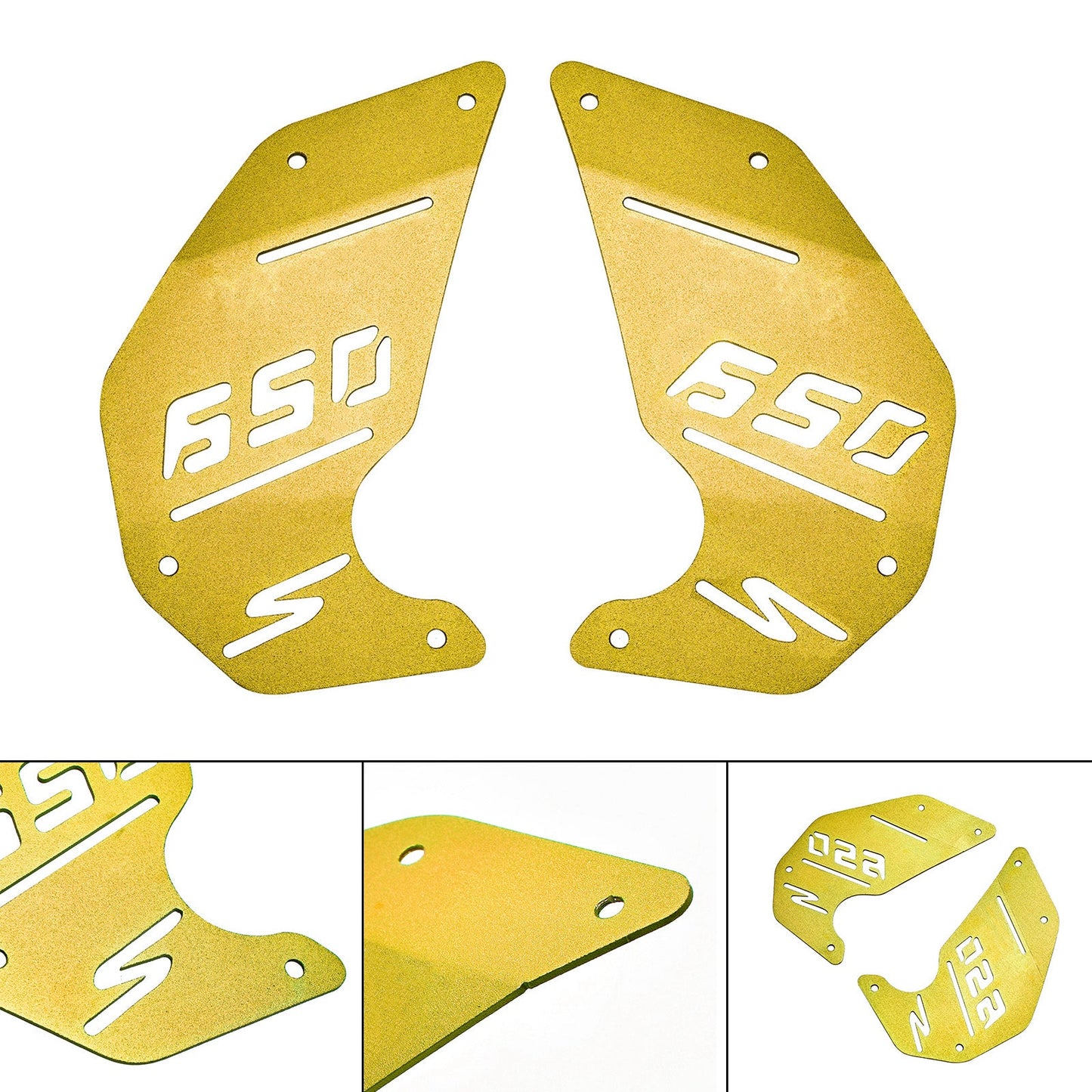 Piastra di copertura del motore pannello laterale oro per Kawasaki Vulcan S En650 Vn650 2015-2022 Cafe