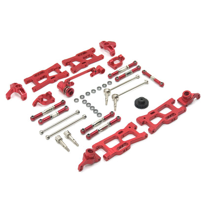 12Pcs Aggiornamenti RC Parti Kit Per Wltoys 144001 144002 124016 124017 124018 124019
