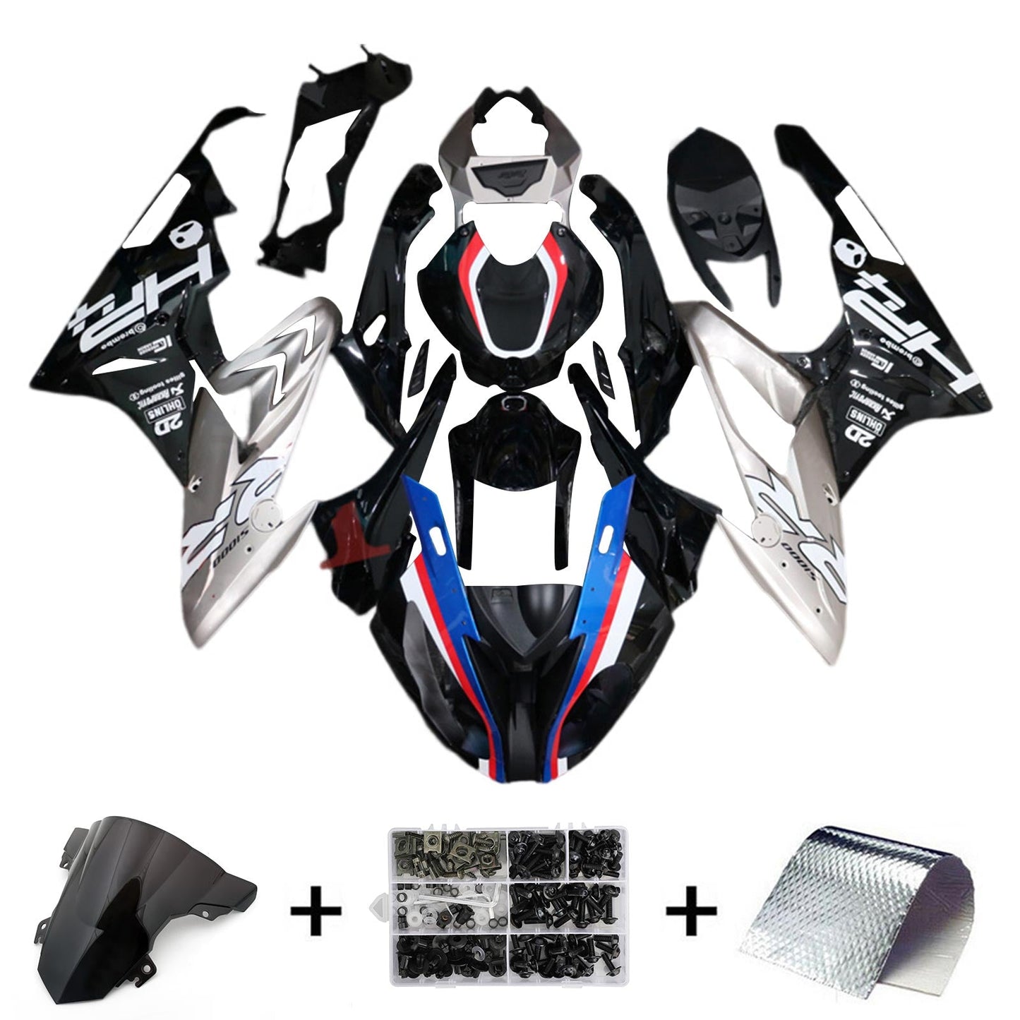 Amotopart BMW S1000RR 2015-2016 Kit Carena Carrozzeria Plastica ABS