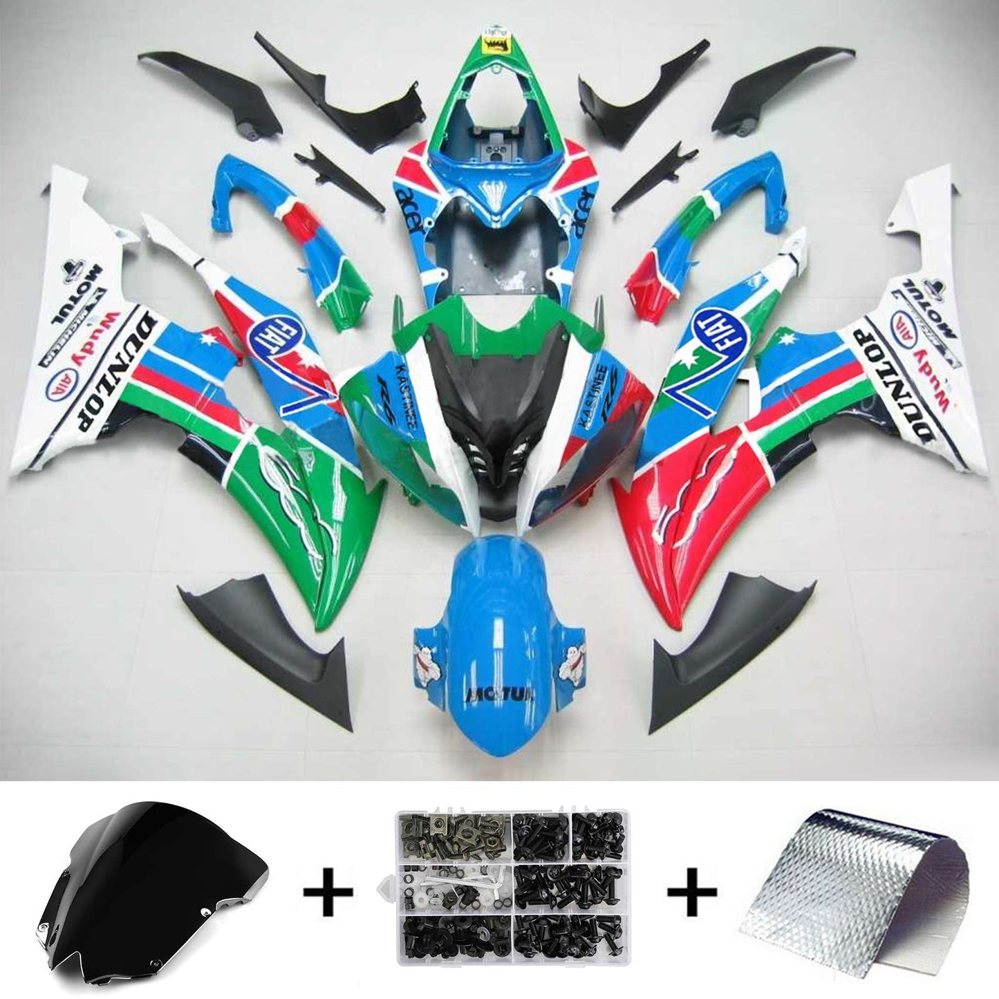 Kit Carena Per Yamaha YZF 600 R6 2008-2016 Generico
