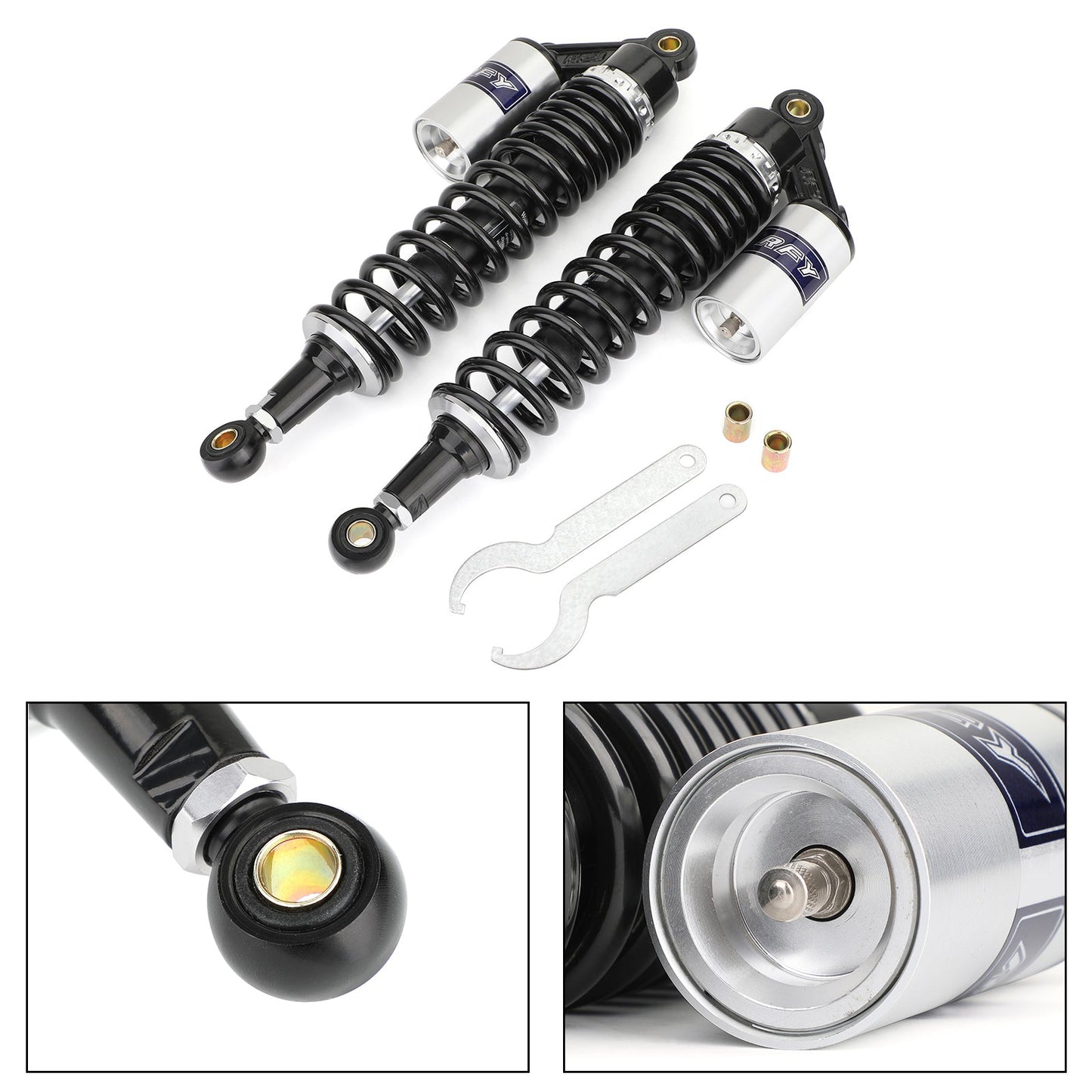 340 mm 375 mm sospensione posteriore ammortizzatori ad aria per Suzuki Yamaha Honda ATV generico