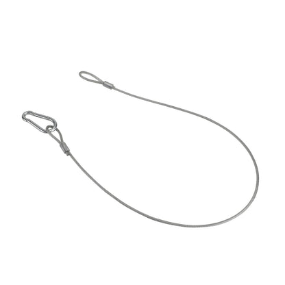 1/5/10Pcs 26.4"Cavo di sicurezza di sicurezza in filo di acciaio per luce da palcoscenico con morsetto Par Light