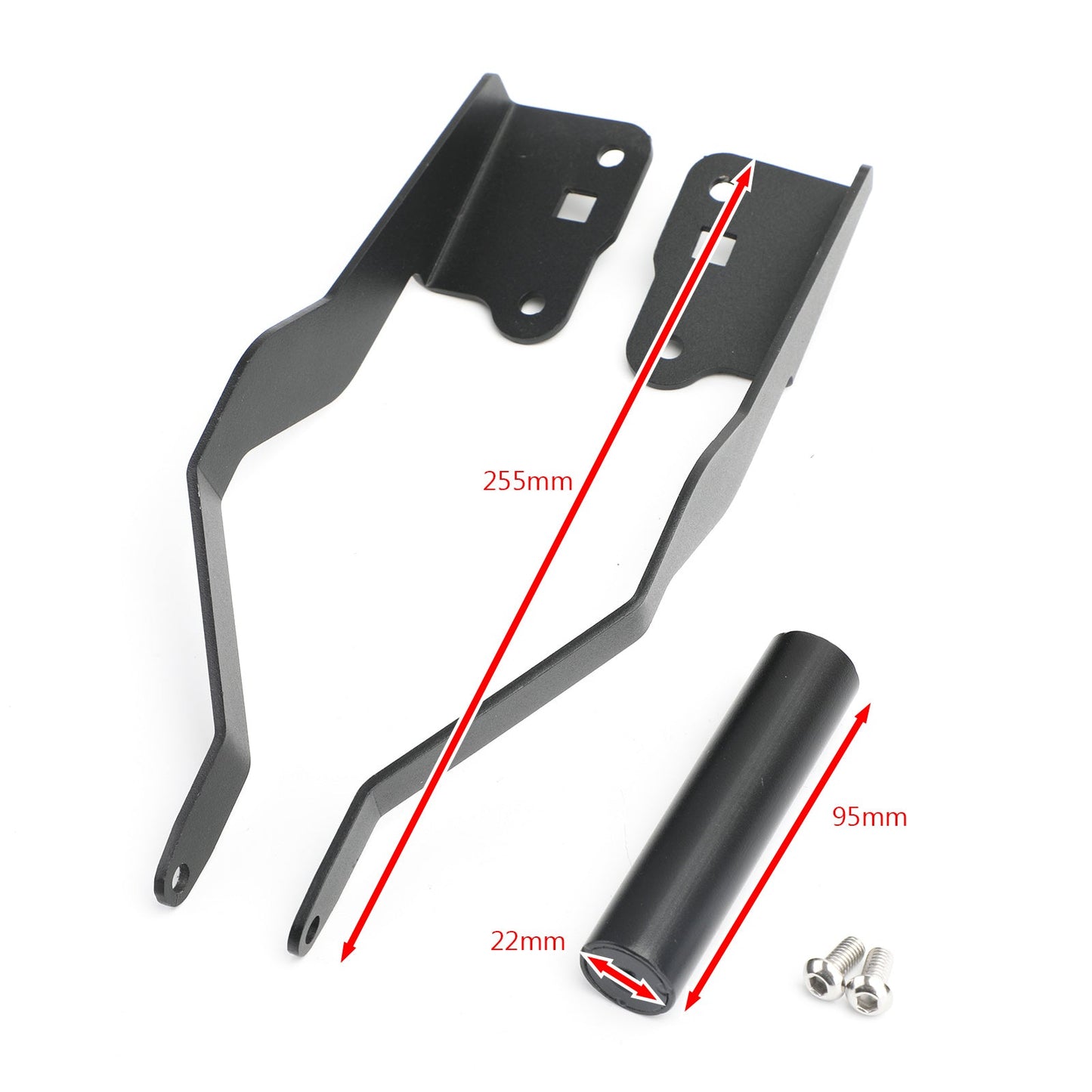 Supporto per smartphone/GPS per montaggio su staffa per parabrezza nero per BMW F750GS F850GS 18-19 generico