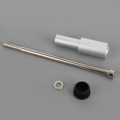 Areyourshop Spot Fog Driving Light Rod Holder Fit per BMW R1200GSA 2014-2018 R1250GSA 18-21 Argento