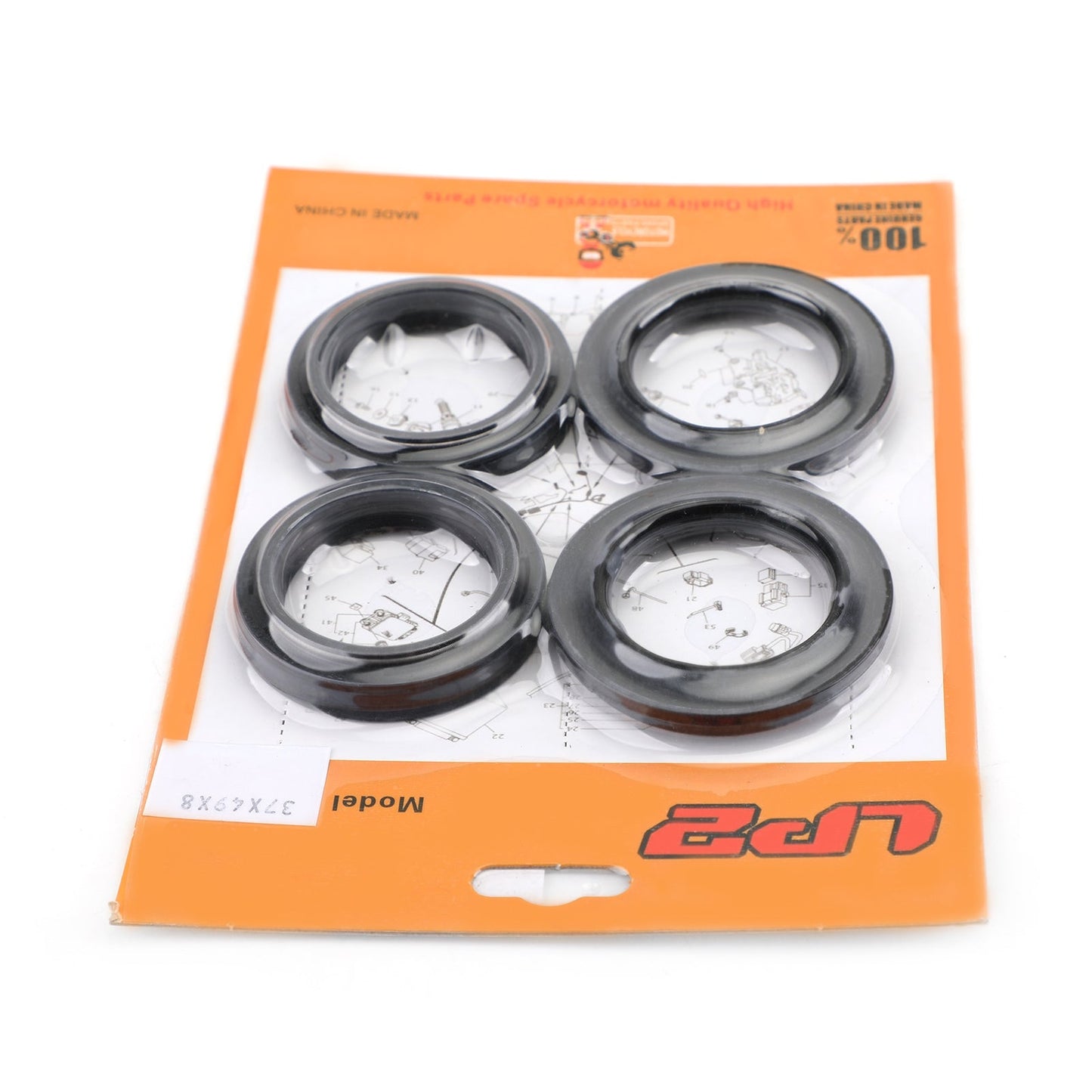 Kit ricostruzione parapolvere olio forcella per Kawasaki ZX600 Ninja ZX750 ZX1100 GPz ZL600 generico