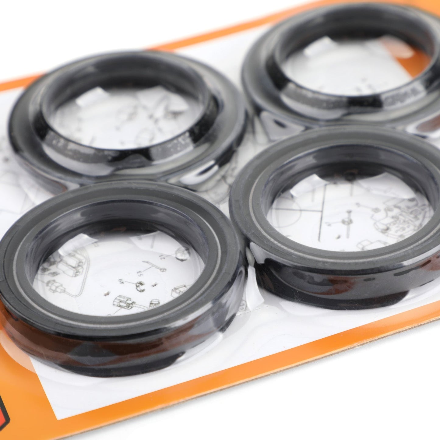 Kit Parapolvere Olio Forcella per Kawasaki EJ 400 650 800 ZR250 92049-1391 92049-1515 Generico