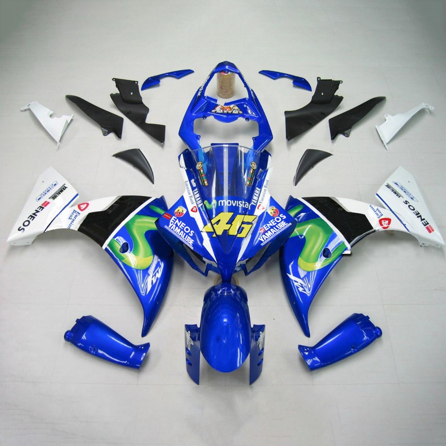 Kit di vendita iniezione Body Plastic Abs Fit per Yamaha YZF 1000 R1 2009-2011