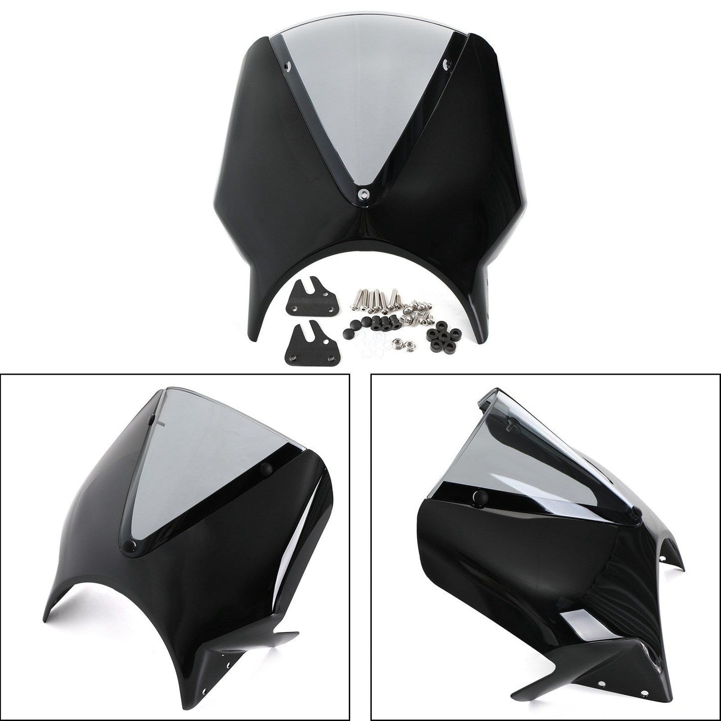 Parabrezza parabrezza moto in plastica ABS per Yamaha XSR700 XSR900 2020 generico