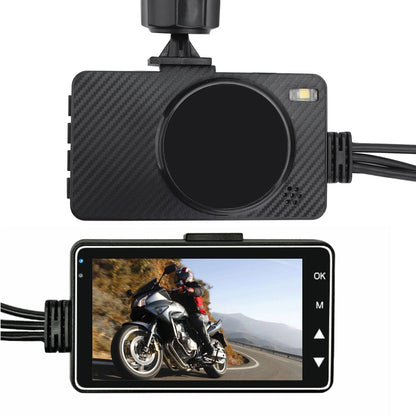 Videoregistratore DVR per videocamera a doppia azione impermeabile da 3 "140 ° per moto IP68 Generico
