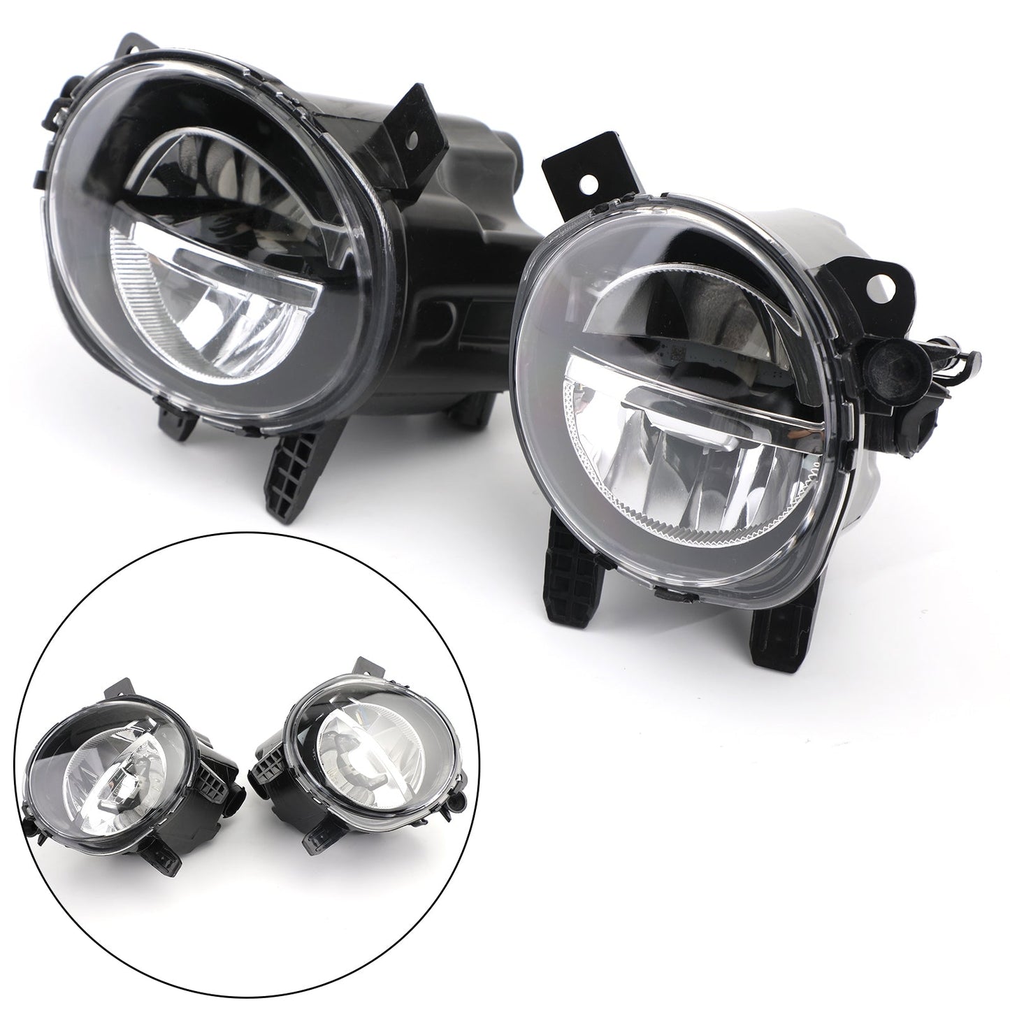 Coppia LED Fendinebbia per BMW Serie 3 F30 F35 2012 - 2018 63177315559 560 Generico