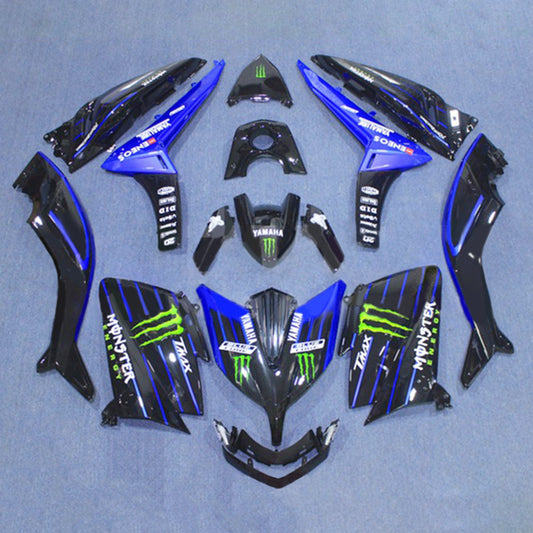 Amotopart Kit Carena Carrozzeria ABS per Yamaha T-Max TMAX530 2015-2016