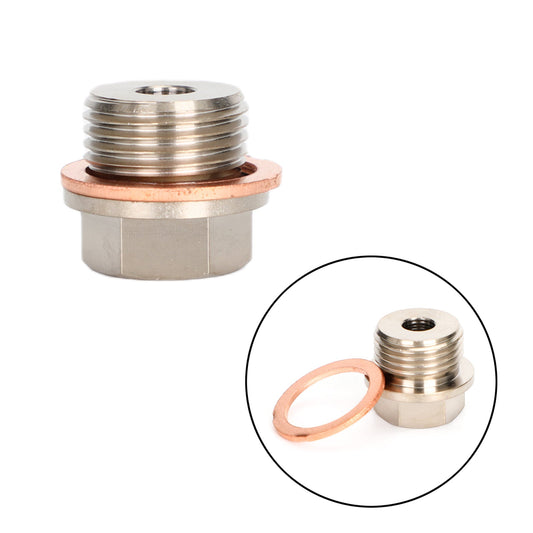 1/8" NPT a M18x1.5 Adattatore mittente per manometro temperatura pressione maschio Generico