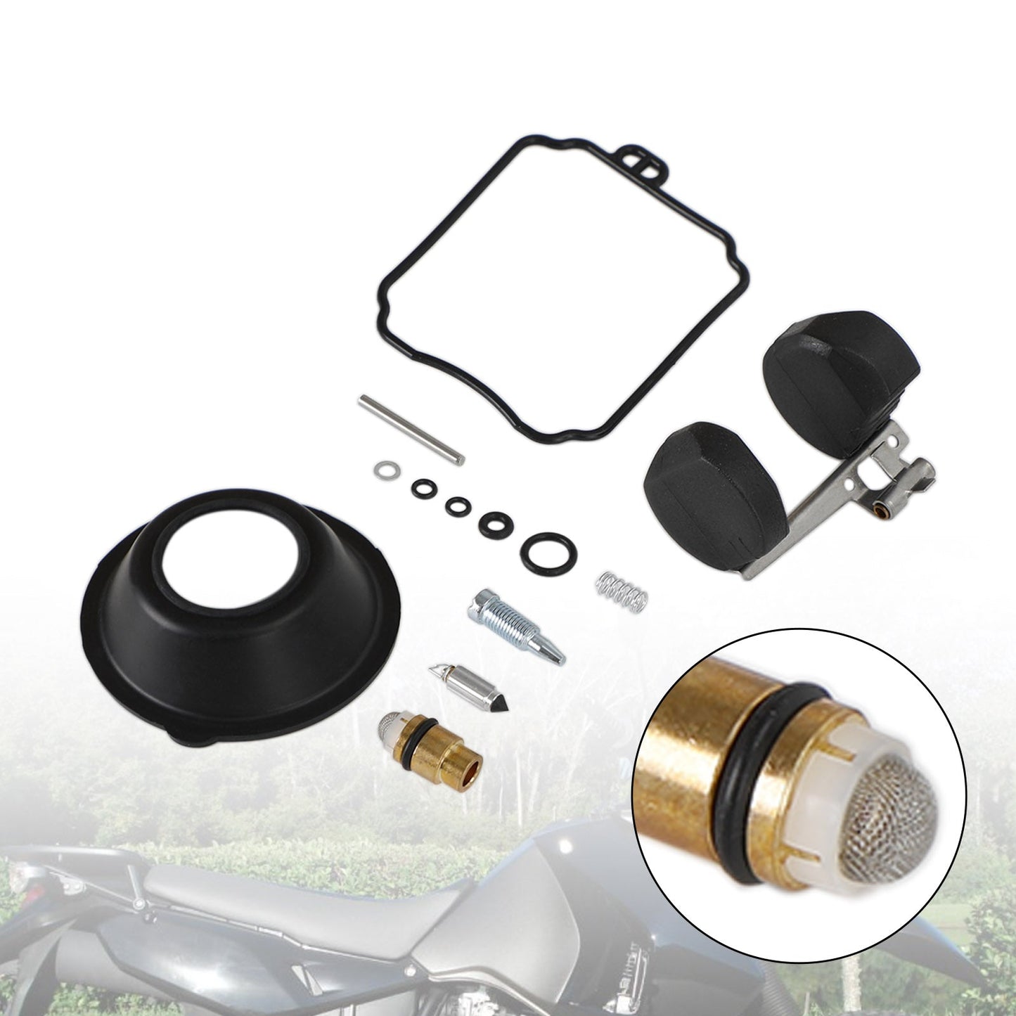 Yamaha XV250 Virago XVS650 V-STAR Carburatore Carb Rebuild Kit di riparazione