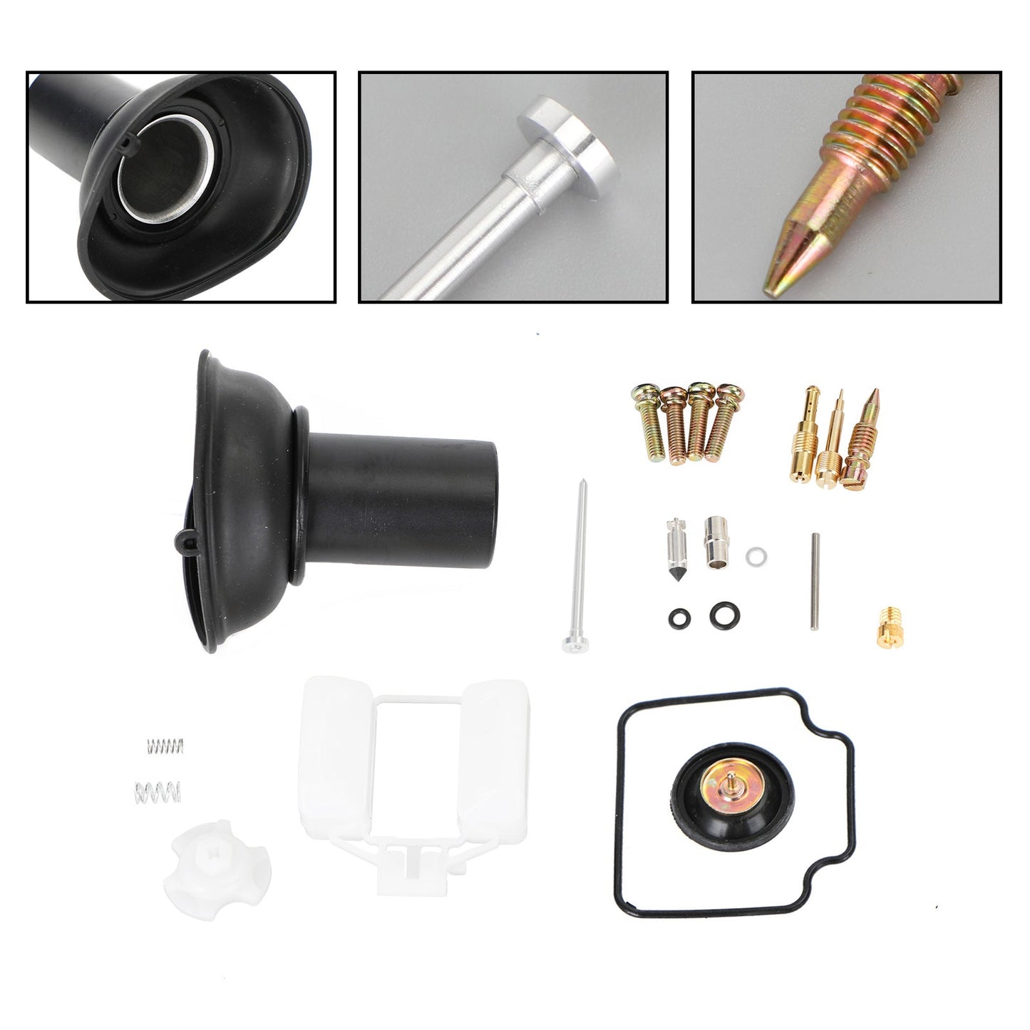 Carburatore Carb Rebuild Kit adatto per Honda CBX250 Twister cilindro moto Generico
