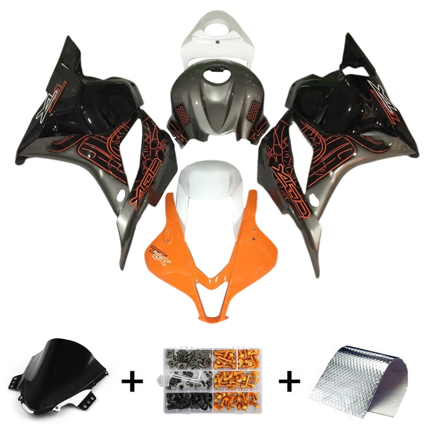 Amotopart Suzuki GSXR1000 2005-2006 K5 Kit carena Carrozzeria Plastica ABS