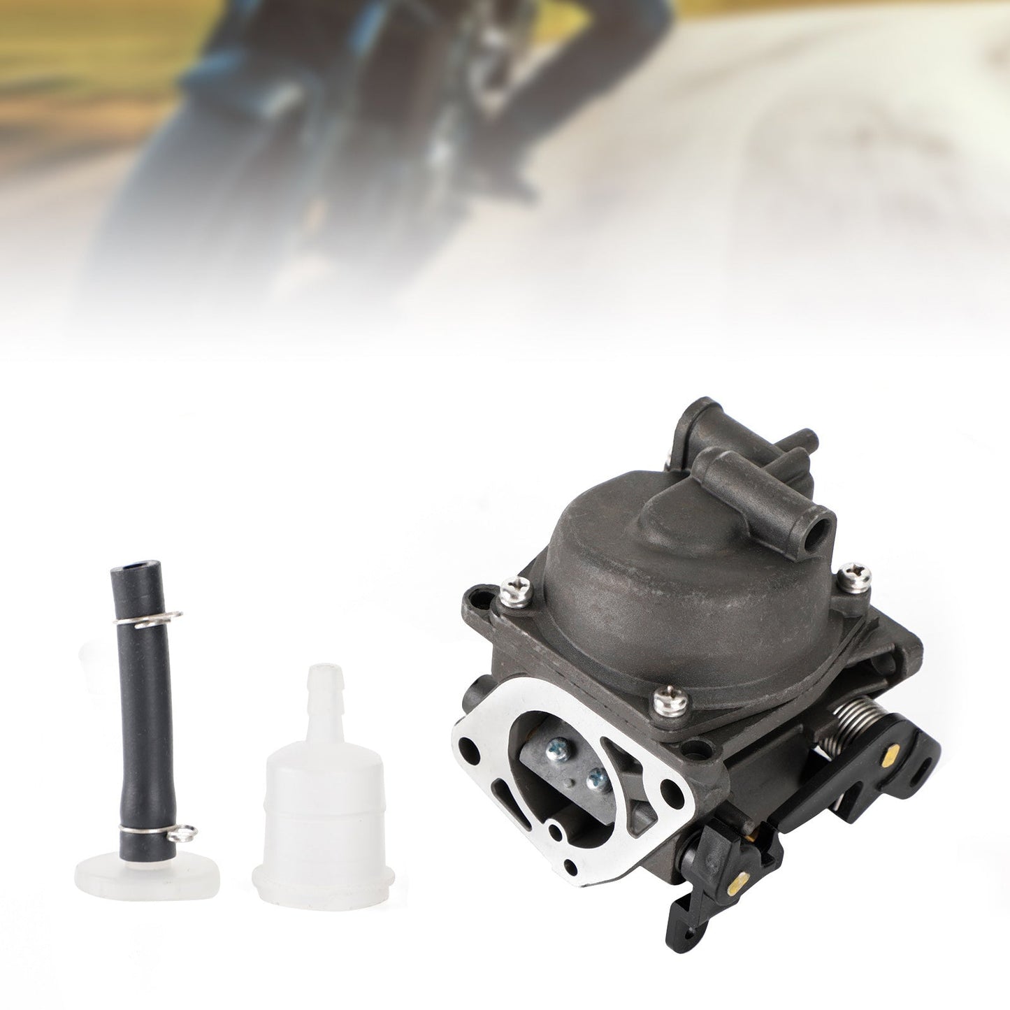 Motore fuoribordo Carburatore Carb adatto per 16100? ZV4? D22 BF15A1 BF15A2 BF15AH BF15AK Generico