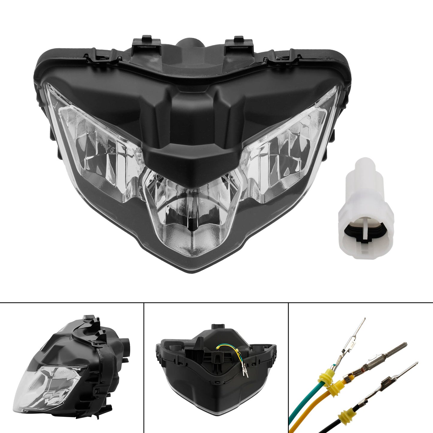 Protezione LED per fari anteriori per griglia anteriore Yamaha Y15ZR V2 2019-2021