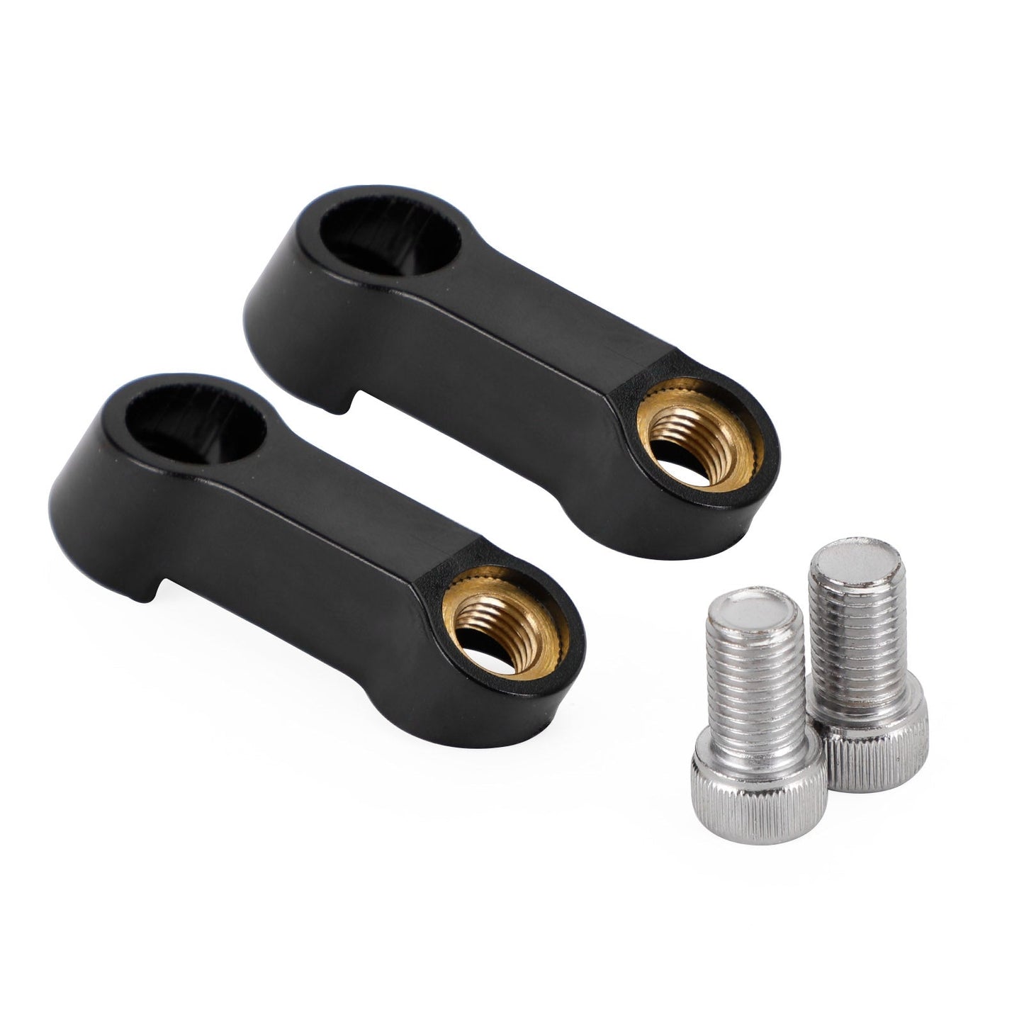 Prolunga per specchietto retrovisore in plastica per moto nero 10 mm - M10 per Yamaha