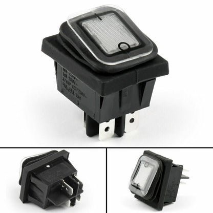 4Pin IP65 Barca Schalter Wasserdicht ON/OFF Rocker RLEIL BE RL2-102 Auto
