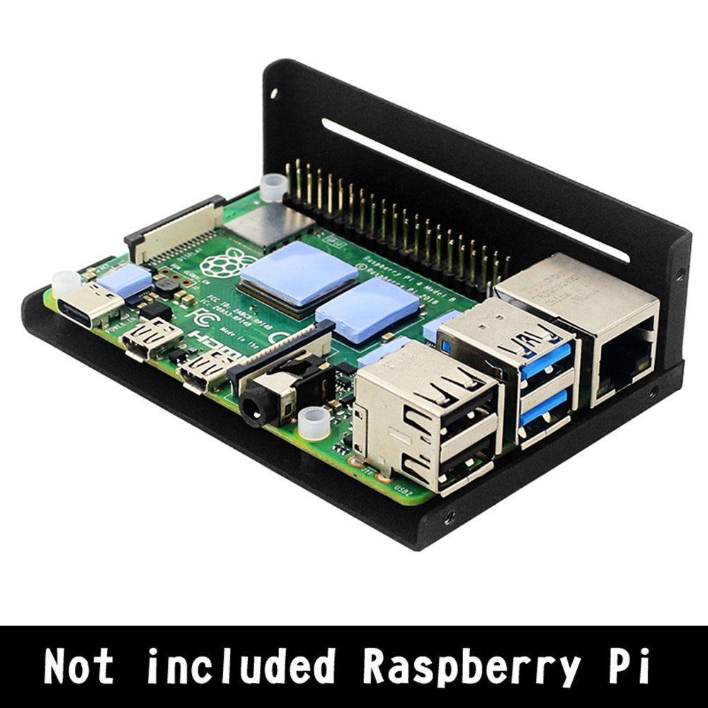 Custodia per display Armor da 3,5 pollici adatta per ventola di raffreddamento in lega di alluminio Raspberry Pi 4