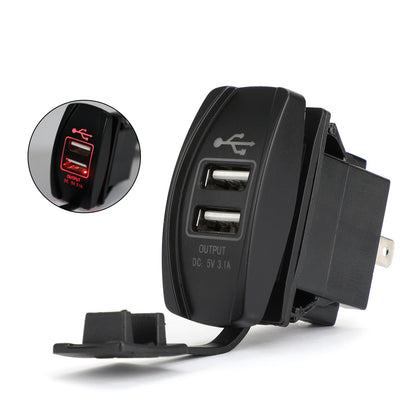 Caricabatterie con doppia presa USB per UTV Can Am Polaris RZR Ranger 900 1000 XP 750 Generico