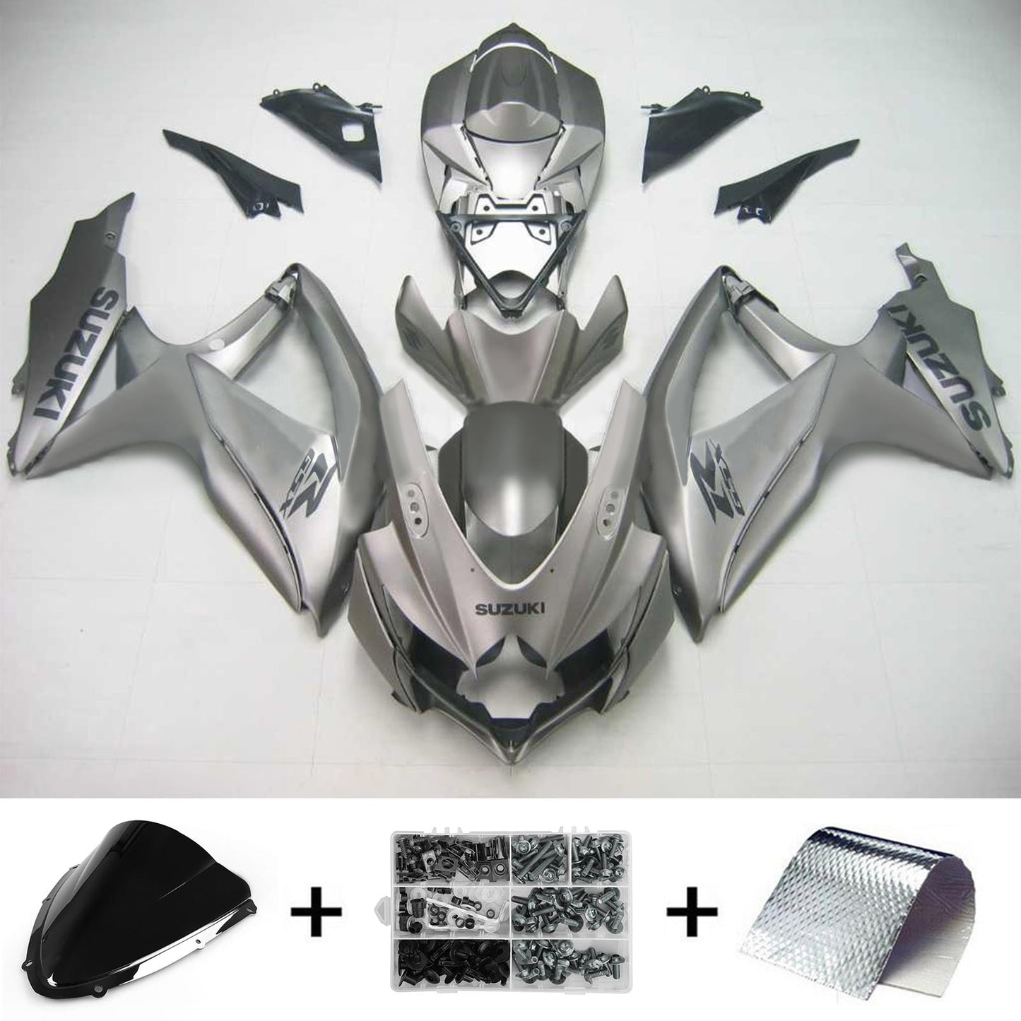 Suzuki GSXR 600/750 2008-2010 Kit Carena Carrozzeria Plastica ABS K8