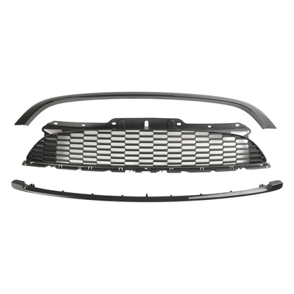 MINI R55 Cooper S e JCW 5 porte Estate 2008-2014 3 pezzi Griglia anteriore nera lucida