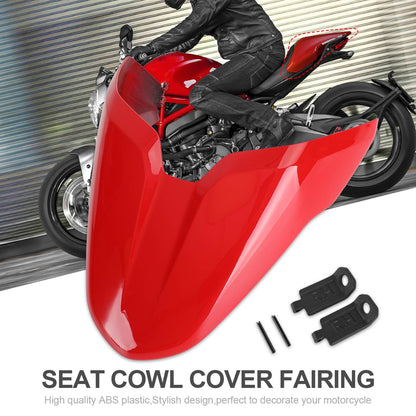 Carenatura coprisella passeggero posteriore/sellino per Ducati Monster 797 821 1200 Generico