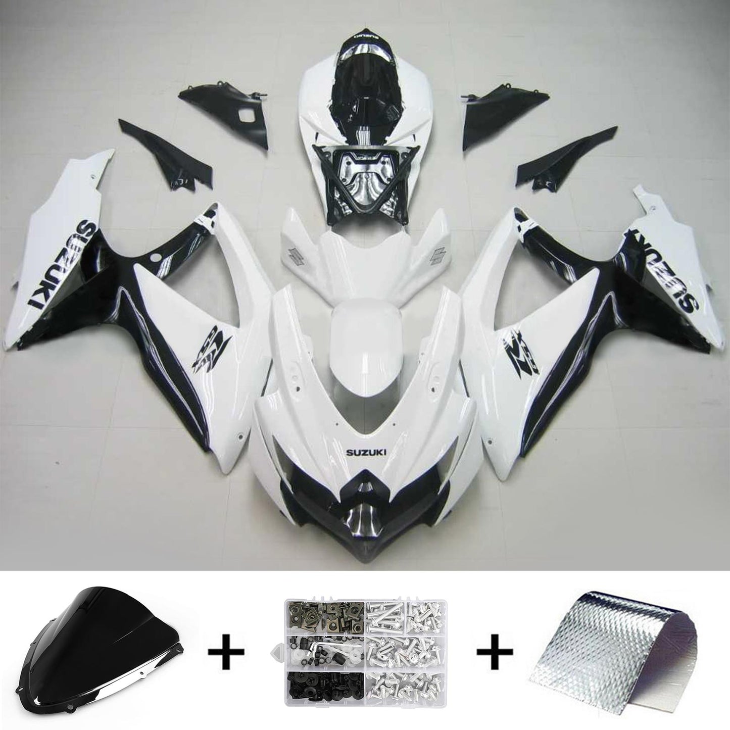 Suzuki GSXR 600/750 2008-2010 Kit Carena Carrozzeria Plastica ABS K8