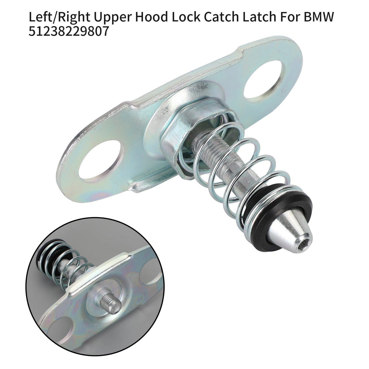 Superiore Cofano Blocco Cattura Fermo Sinistra/Destra 51238229807 Per BMW 3 E46 5 E39 X5 E53 Generico