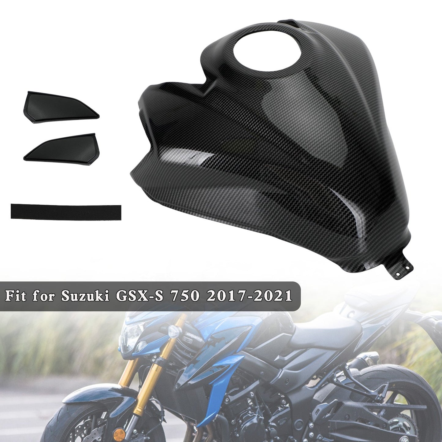 Protezione protezione coperchio serbatoio benzina Suzuki GSX-S 750 GSXS 2017-2021