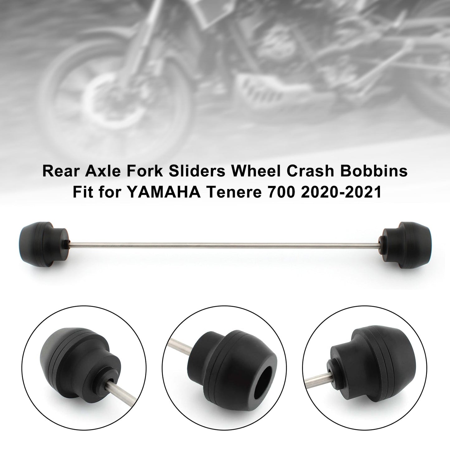 2020-2021 Yamaha Tenere 700 Cursore asse ruota perno ruota posteriore