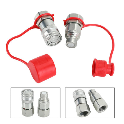 3/4" minipala idraulica dell'attacco rapido del fronte piano di paia del NPT per l'iso 16028 del gatto selvatico