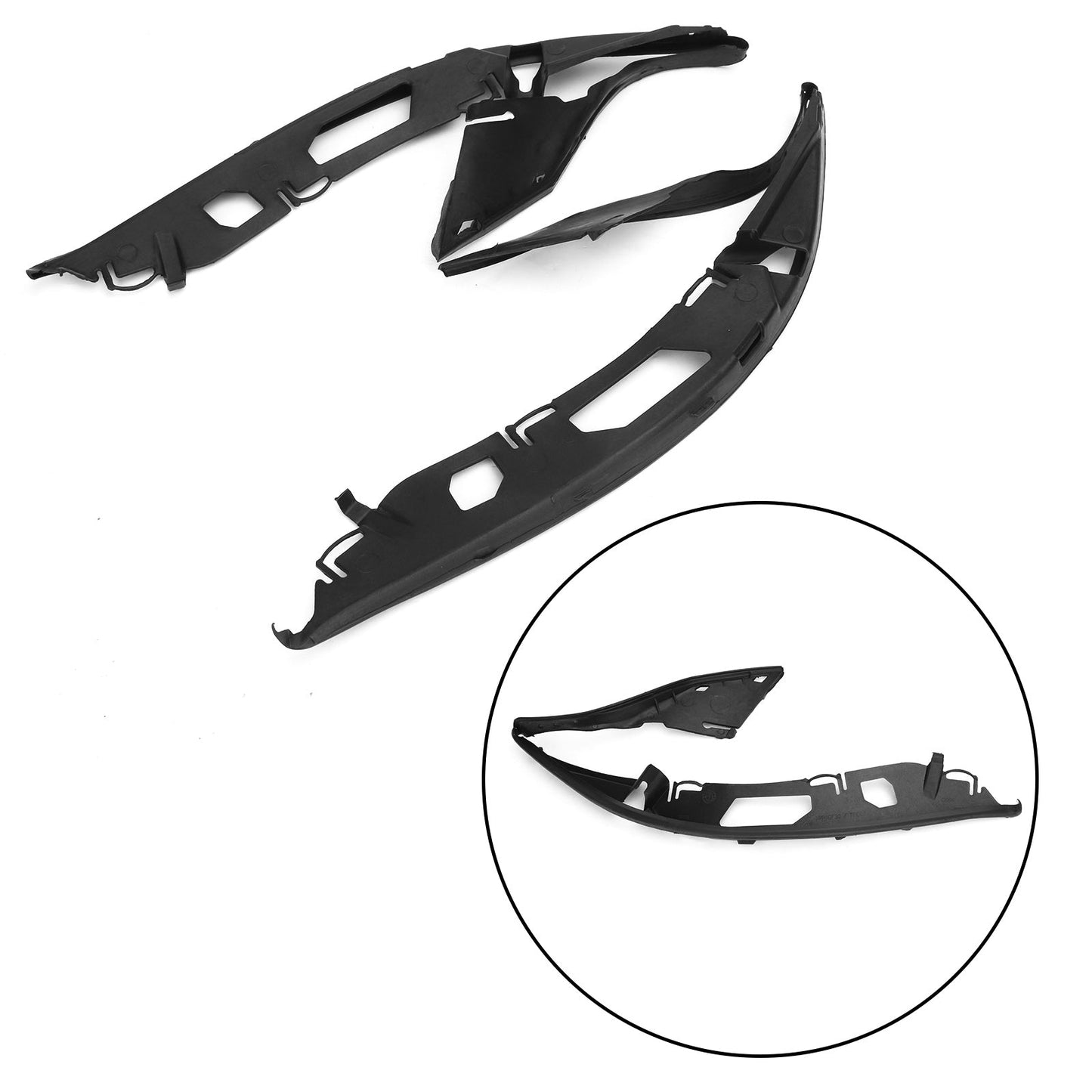 L + R coppia superiore faro faro guarnizioni di tenuta per BMW5 E60 525xi 530i 04-10 generico