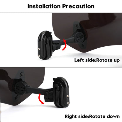 Clip regolabile per motocicletta sul deflettore del vento dello spoiler per l&#39;estensione del parabrezza