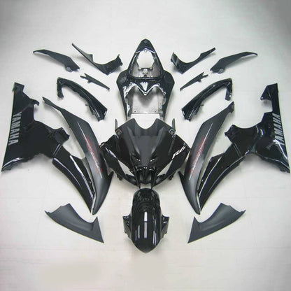 Amotopart Yamaha 2008-2016 YZF 600 R6 All Black Fearing Kit