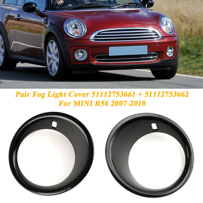 Mini Cooper R55 R56 R57 2007-2010 Paraurti anteriore Fendinebbia Copri lampada Lunetta