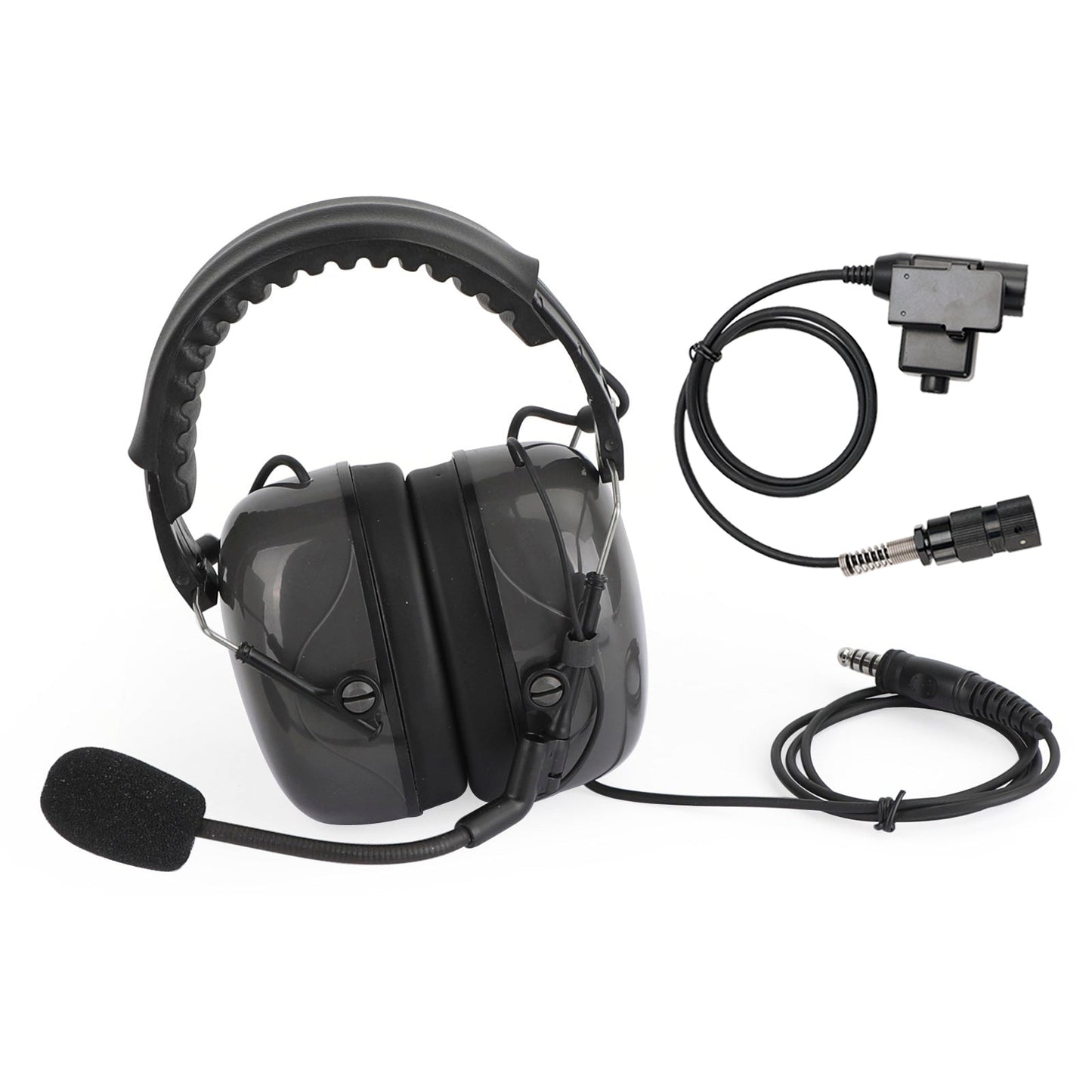 Per PRC148 PRC152 U329 Auricolare regolabile con cancellazione del rumore a 6 pin U94 PTT C5