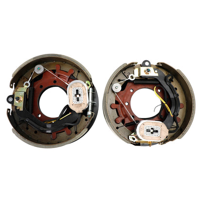 Kit freno rimorchio elettrico con scudi-regolazione automatica-12-1/4"-mano sinistra/destra-10K