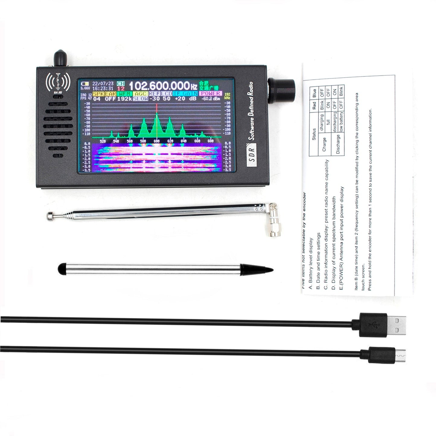 Ricevitore Radio SDR Radio DSP Demodulazione Digitale Onde Corte FM MW SSB CW HAM