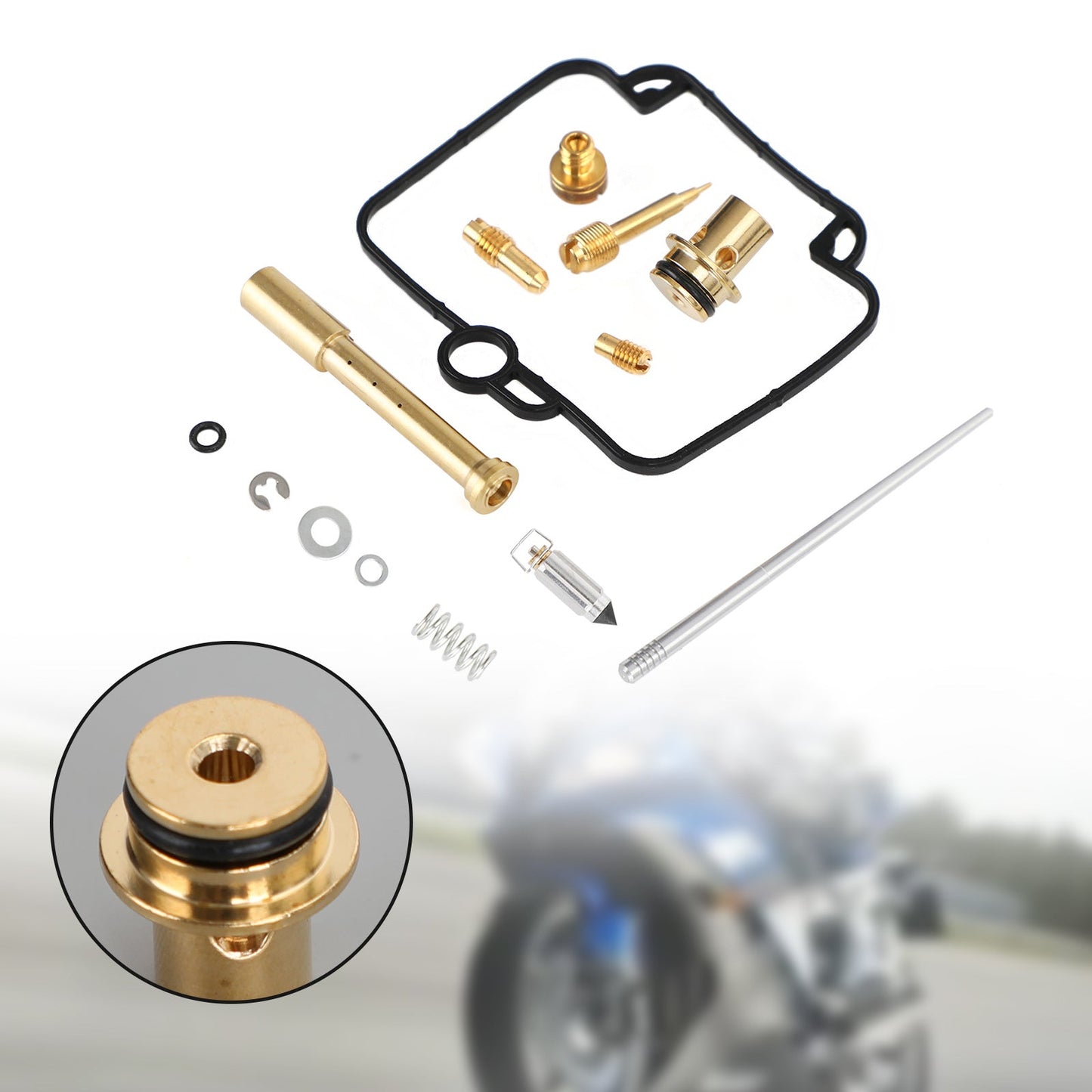Carburatore Carb Rebuild Kit adatto per Yamaha Grizzly 600 YFM600 1998-2001 18-9387 Generico