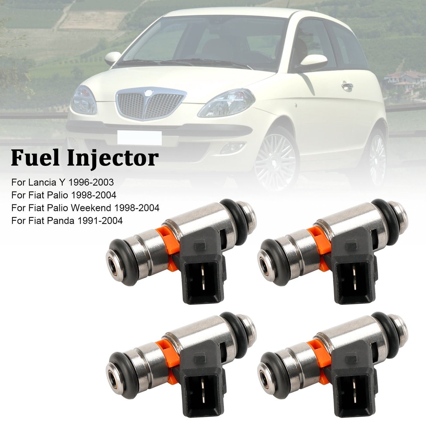 4PCS Iniettore di carburante IWP095 per Fiat Punto 1.4L 2007-2009 Fit Fiat Palio 1.6L