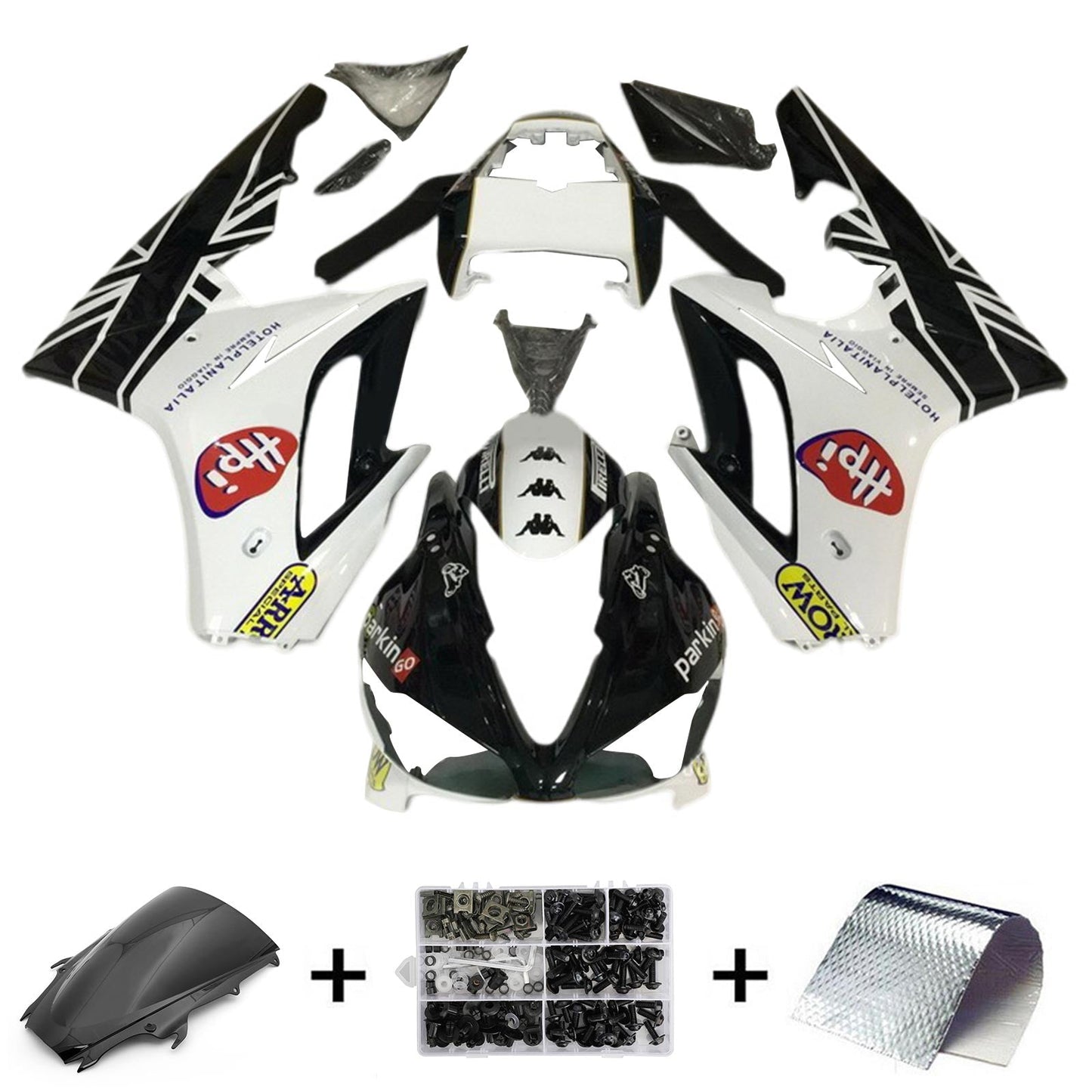 Amotopart Triumph Daytona 675 2009-2012 Kit Carena Carrozzeria Plastica ABS