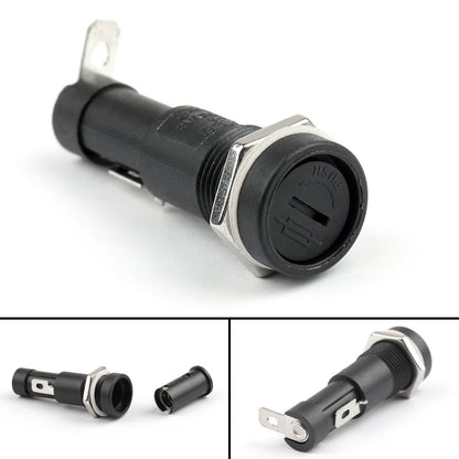 4PCS SCI R3-9A Supporto per fusibili telaio per montaggio a pannello per fusibili in vetro 6x30mm 15A 250V