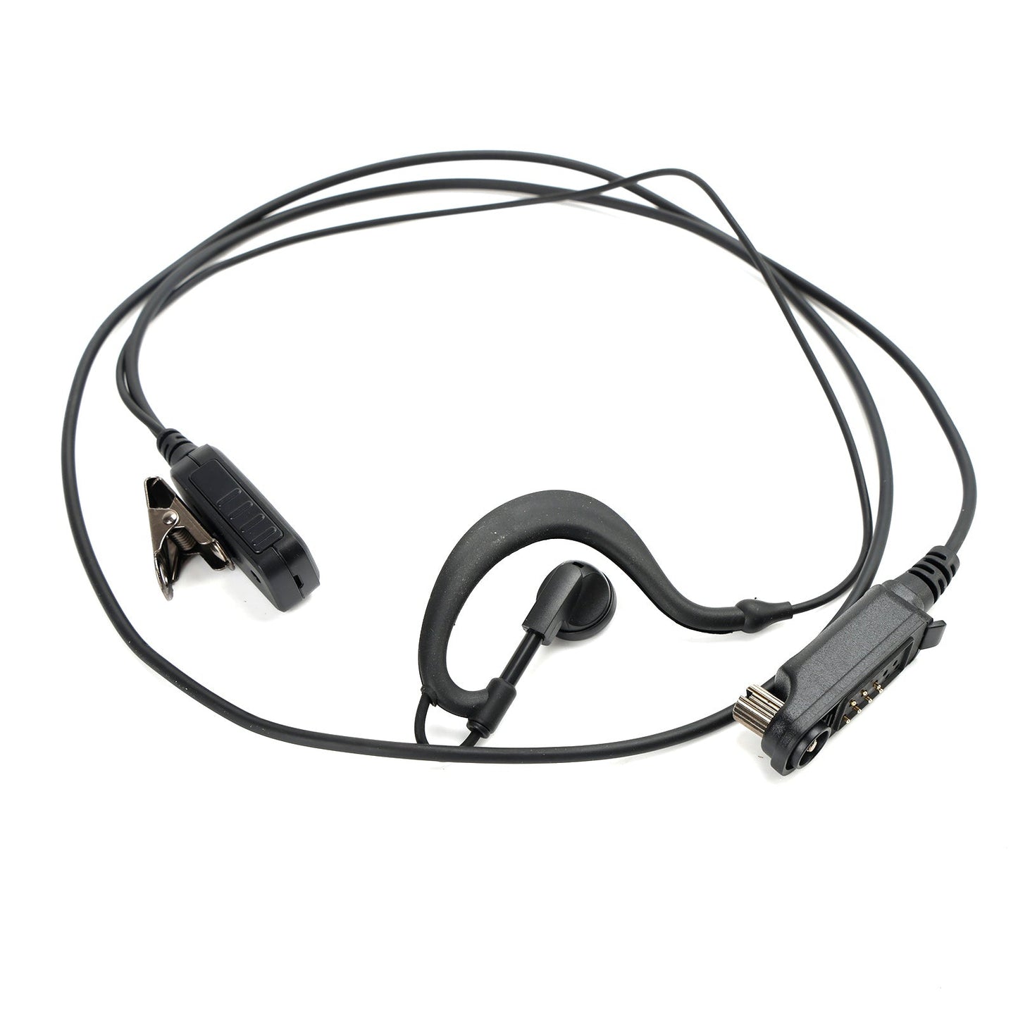 Caltta PD790-025 Auricolare con gancio auricolare ovale PTT in un walkie-talkie per Caltta PD790