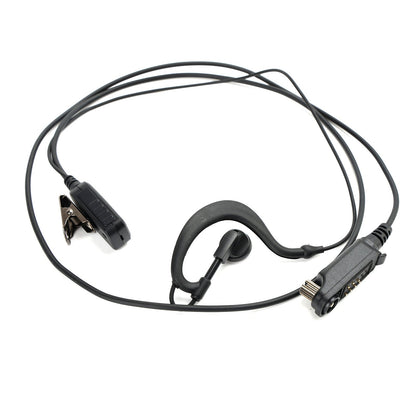 Caltta PD790-025 Auricolare con gancio auricolare ovale PTT in un walkie-talkie per Caltta PD790