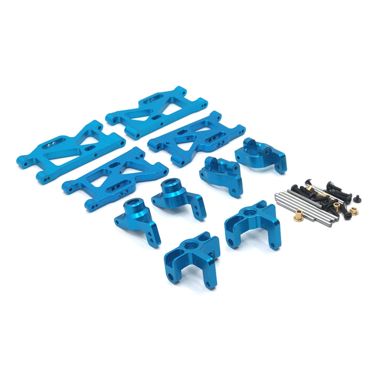 Set forcellone anteriore posteriore per Wltoys 124016 124017 124018 124019 144001-02 RC Car