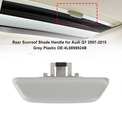Maniglia parasole per tetto apribile posteriore 4L0898924B per Audi Q7 2007-2015 plastica grigia generica