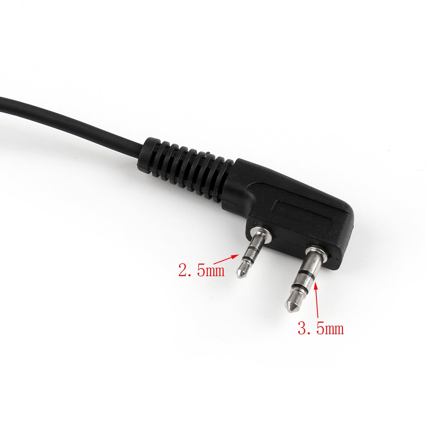 Cavo di prolunga a 2 pin per microfono altoparlante radio auricolare Kenwood Baofeng 2 m