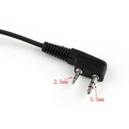 Cavo di prolunga a 2 pin per microfono altoparlante radio auricolare Kenwood Baofeng 2 m